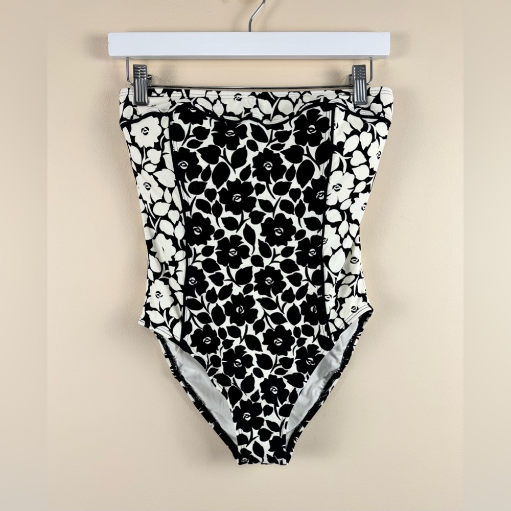 Kate Spade Rosy Garden Spliced Bandeau 1pc
